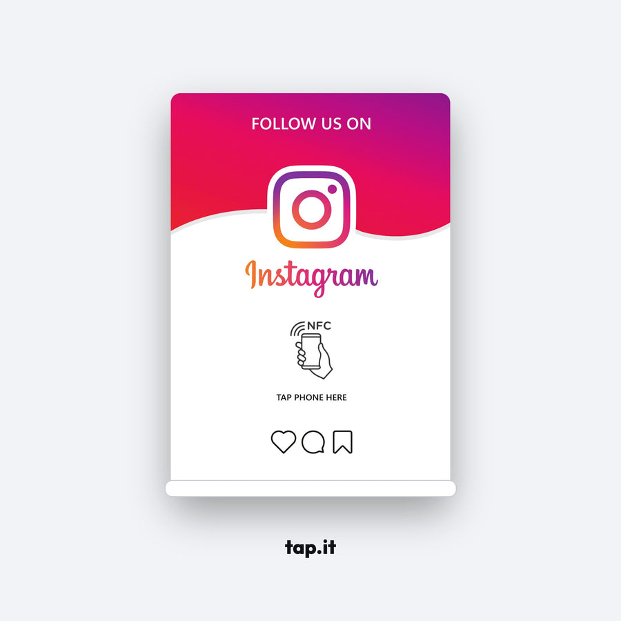 Instagram Follow NFC Stand