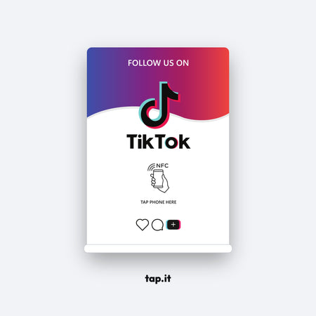 TikTok Follow NFC Stand